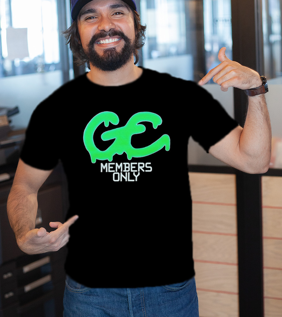 GC Members Only Slime Green Dripping T-Shirt