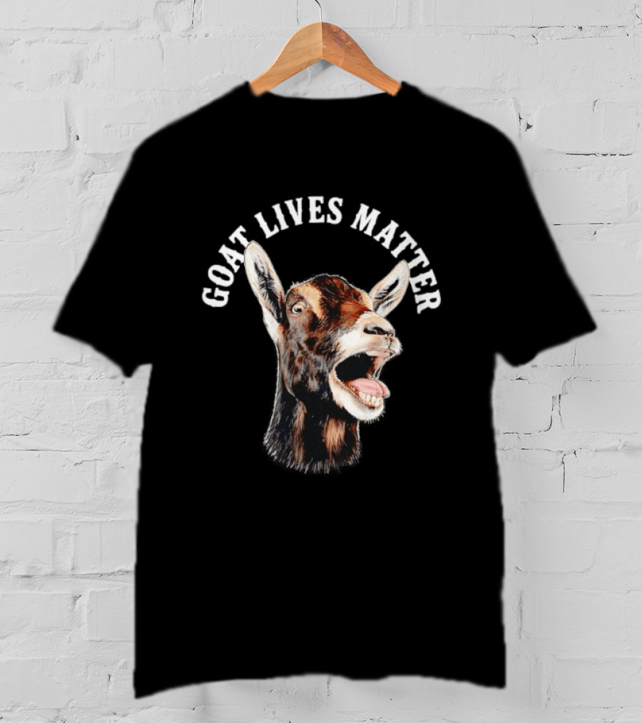 GOAT LIVES MATTER Funny Farm Animal Humor T-Shirt