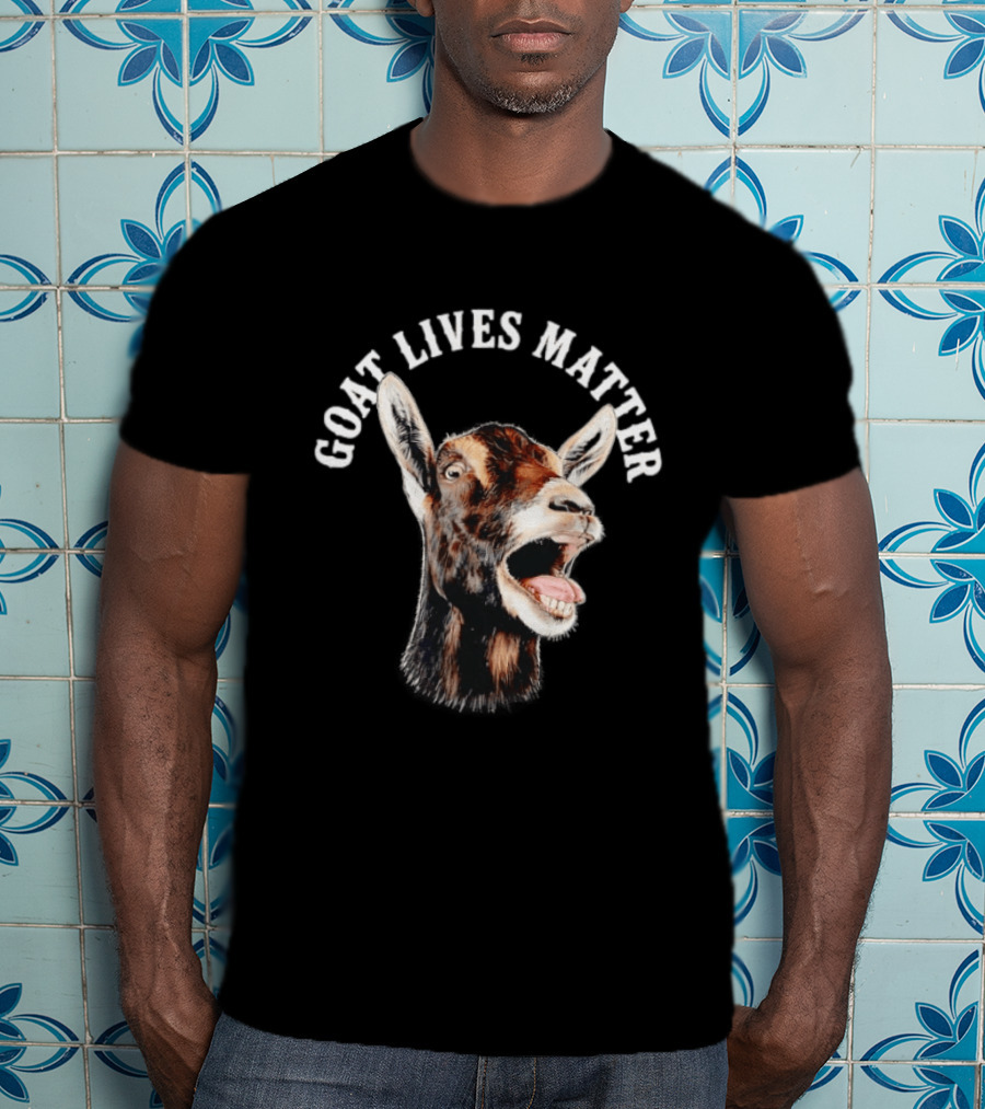 GOAT LIVES MATTER Funny Farm Animal Humor T-Shirt