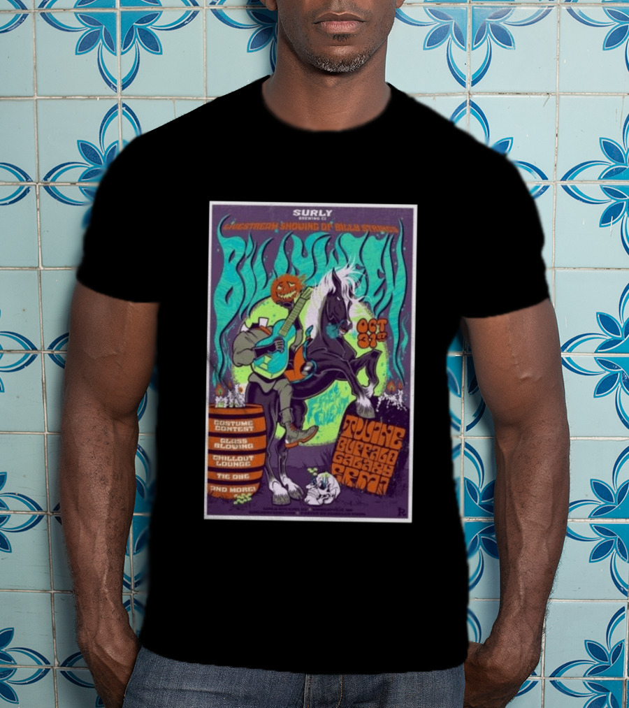 Surly Brewing Co Livestream Billy Strings Halloween Event 10.31.2026 Toucan Buffalo Galaxy Barn T-Shirt