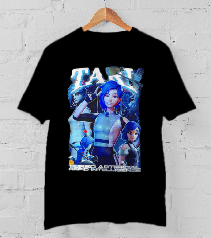 Tari Turbo Artificial Rapid Intelligence Character Montage T-Shirt