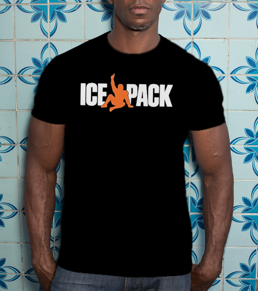 Ice Pack Bodybuilder Silhouette Fitness Motivation T-Shirt