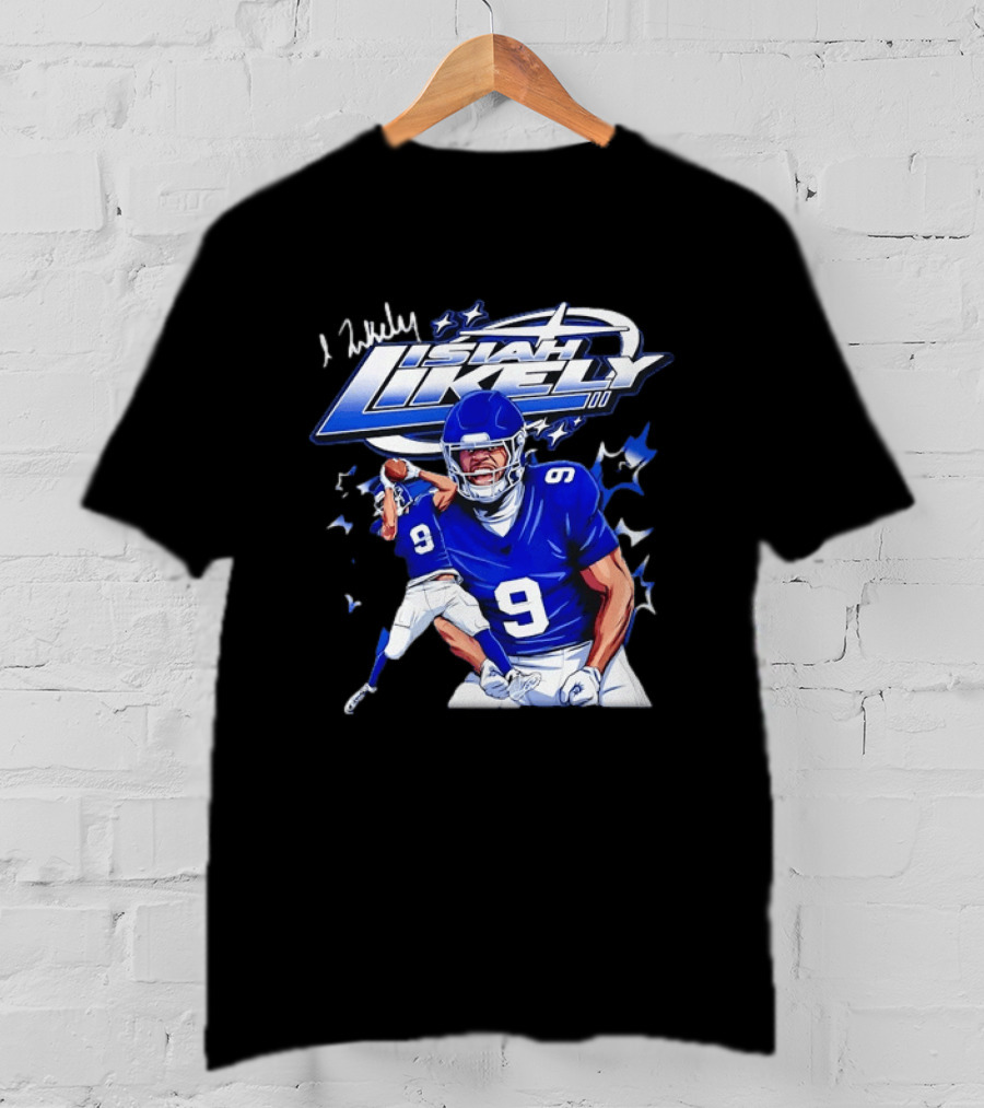 Isiah Likely Baltimore Ravens Number 9 Football T-Shirt