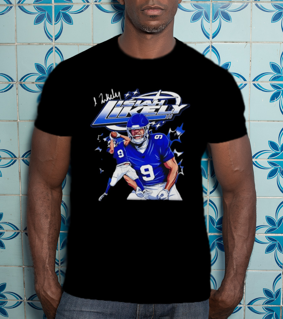 Isiah Likely Baltimore Ravens Number 9 Football T-Shirt