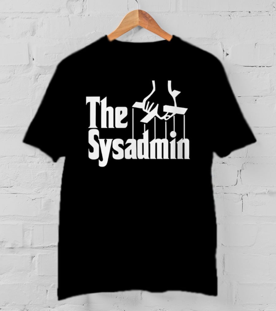 The Sysadmin Puppet Master System Administrator Iconic Hands Strings T-Shirt