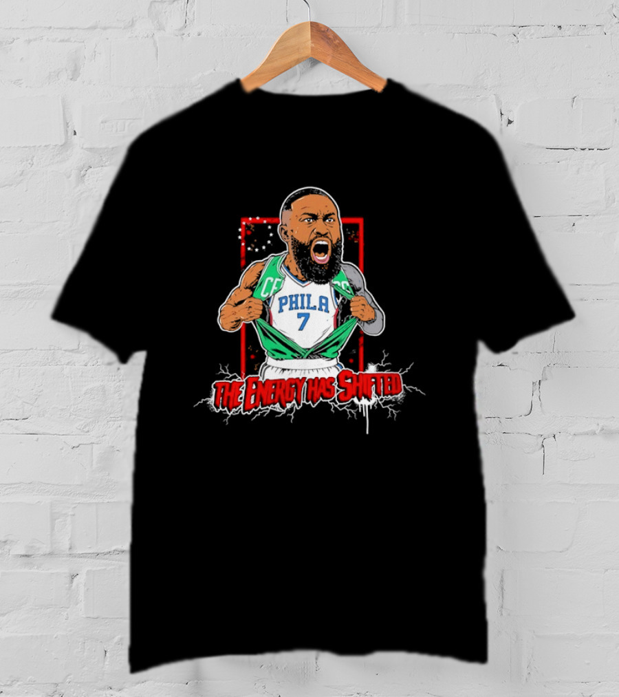 James Harden Philadelphia 76ers The Energy Has Shifted Phila 7 T-Shirt