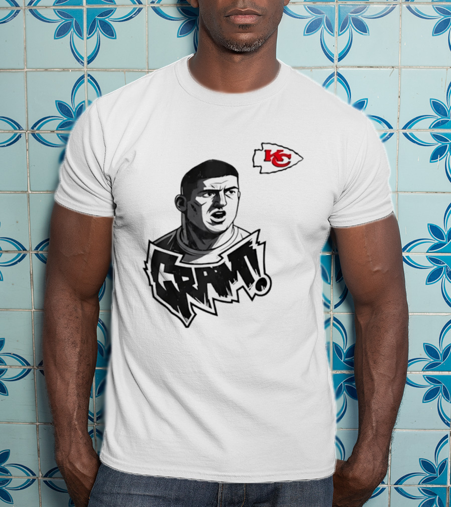 Travis Kelce Kansas City Chiefs GRAM NFL Football Star T-Shirt