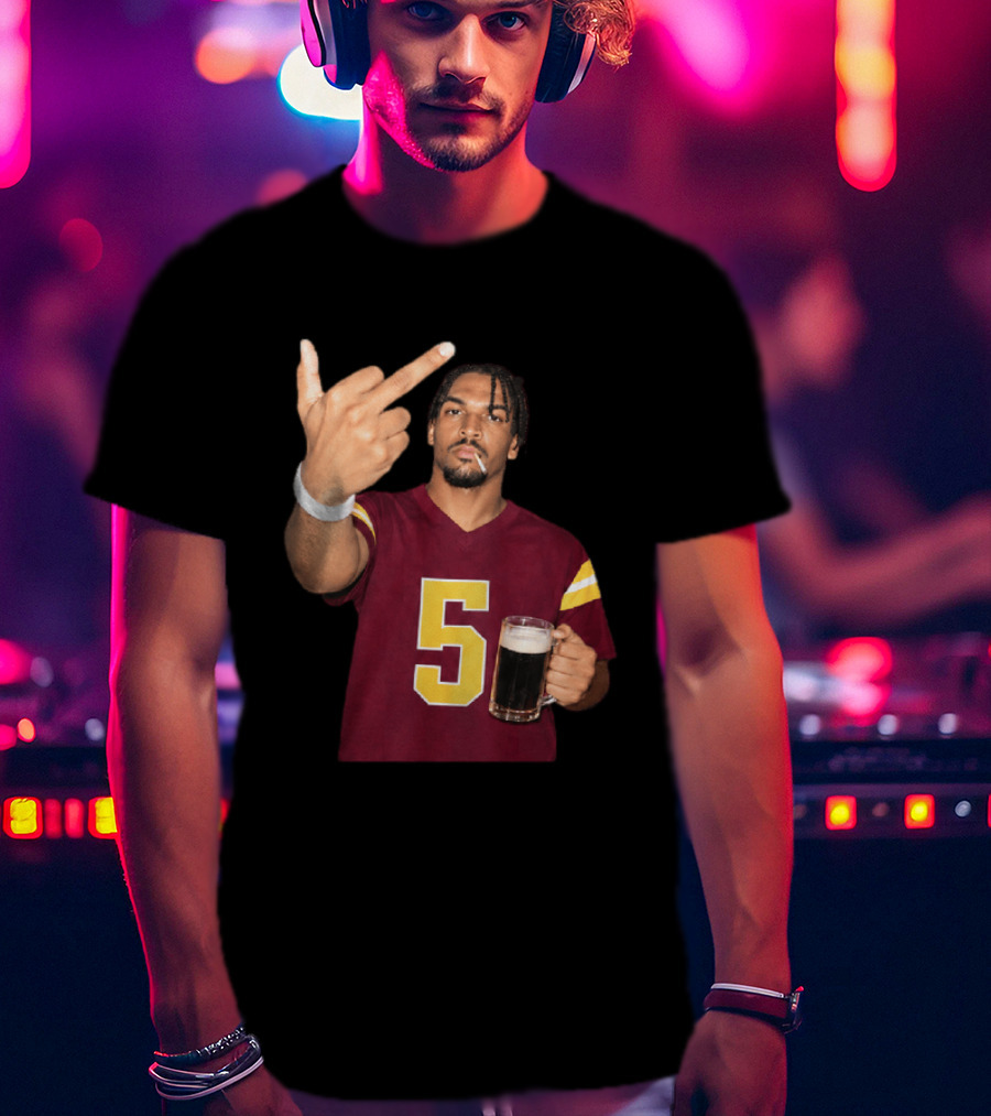Jayden Daniels Middle Finger T-Shirt