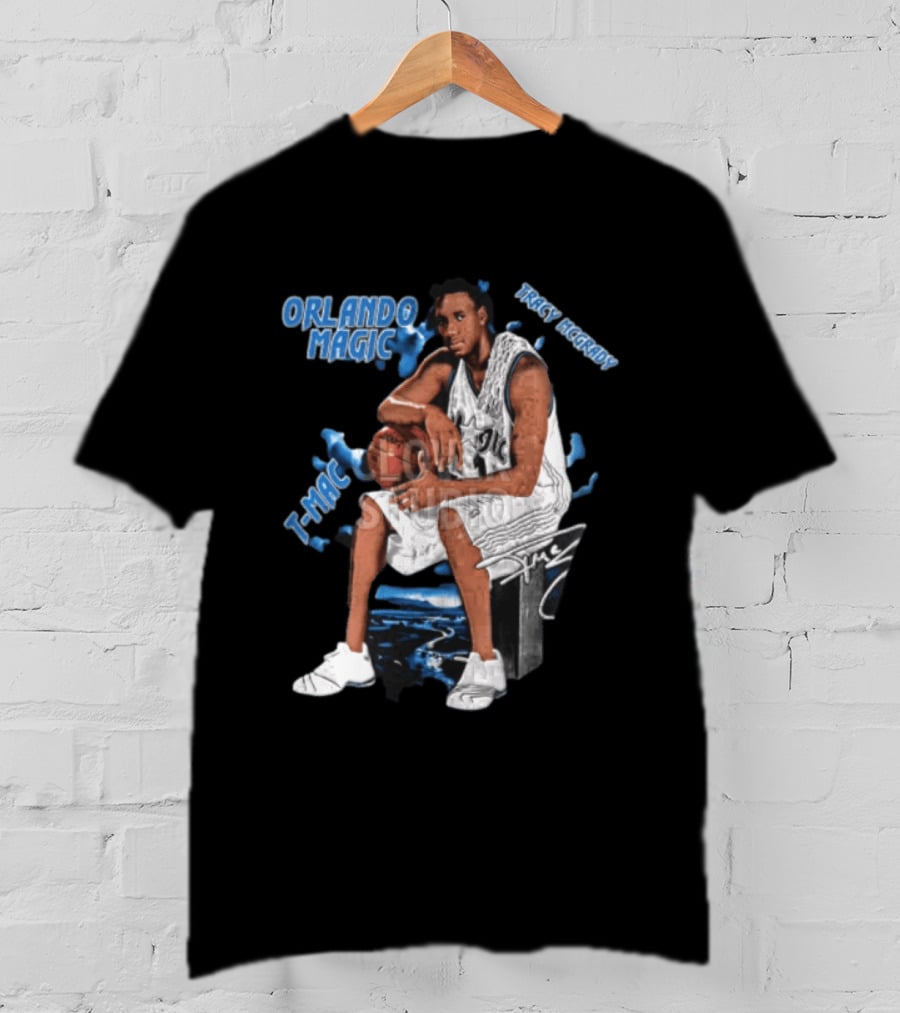 Orlando Magic Tracy McGrady Mac Basketball Legend T-Shirt