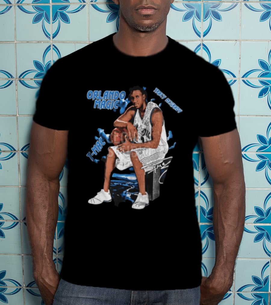 Orlando Magic Tracy McGrady Mac Basketball Legend T-Shirt