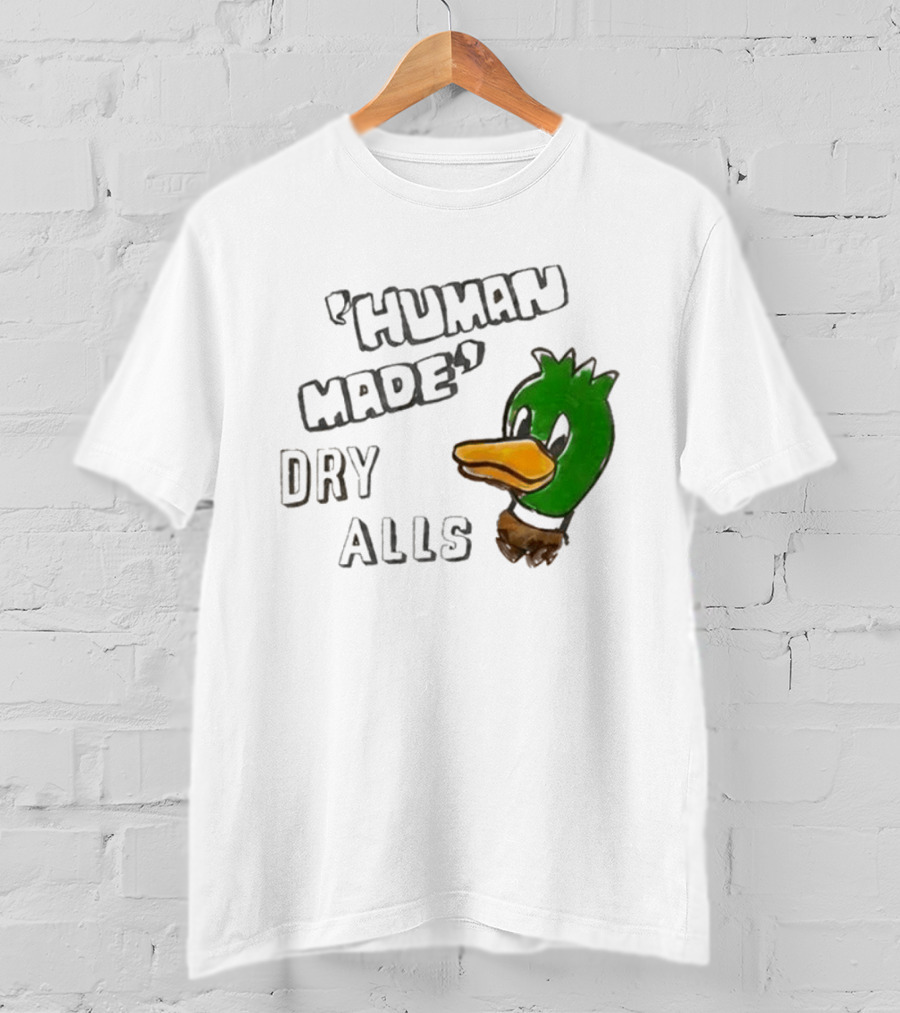 J Hope Human Made Dry Alls Green Mallard Duck T-Shirt