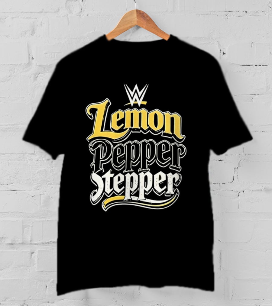 WWE Lemon Pepper Stepper Wrestling Merchandise T-Shirt