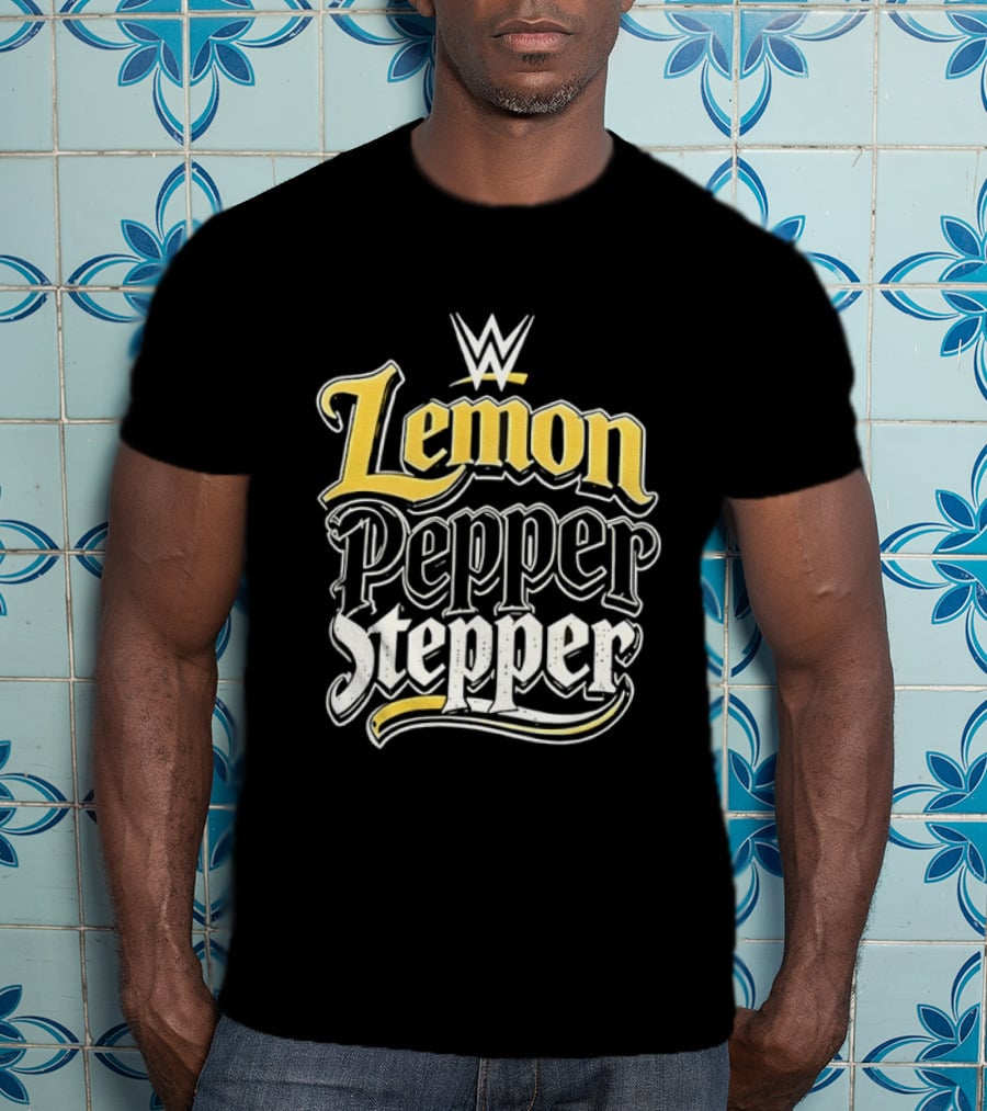 WWE Lemon Pepper Stepper Wrestling Merchandise T-Shirt