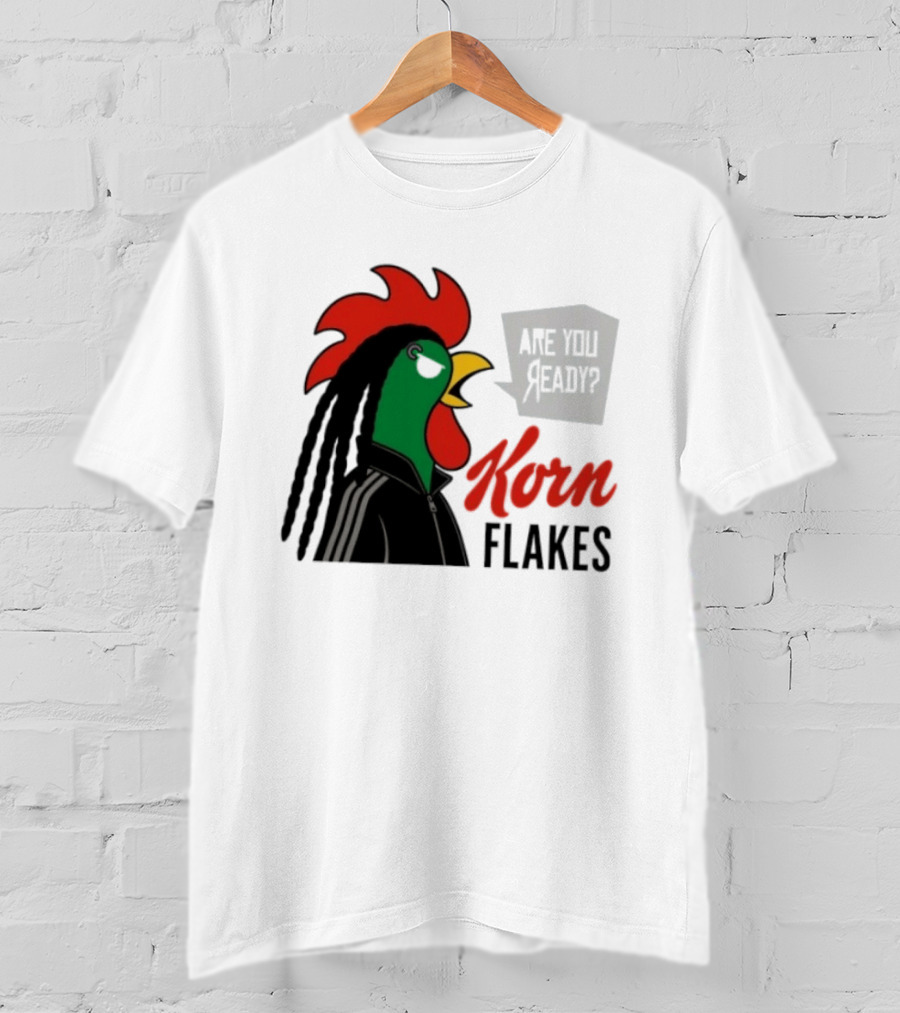 Korn Flakes Are You Ready Rooster Nu Metal T-Shirt