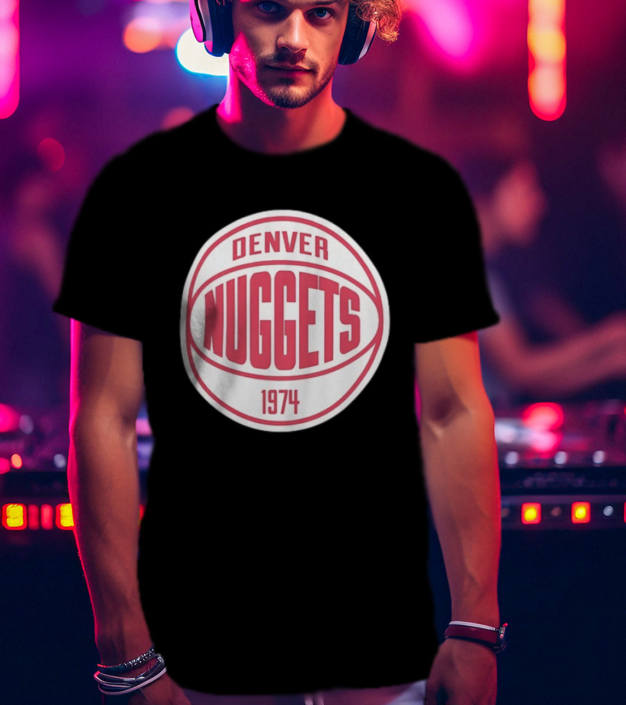 Denver Nuggets 1974 Vintage Basketball T-Shirt