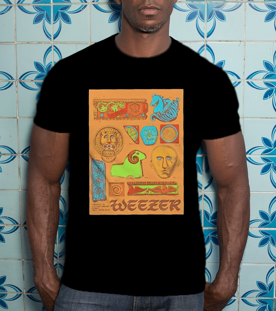 Weezer Detroit Little Caesars Arena September 27 2024 T-Shirt