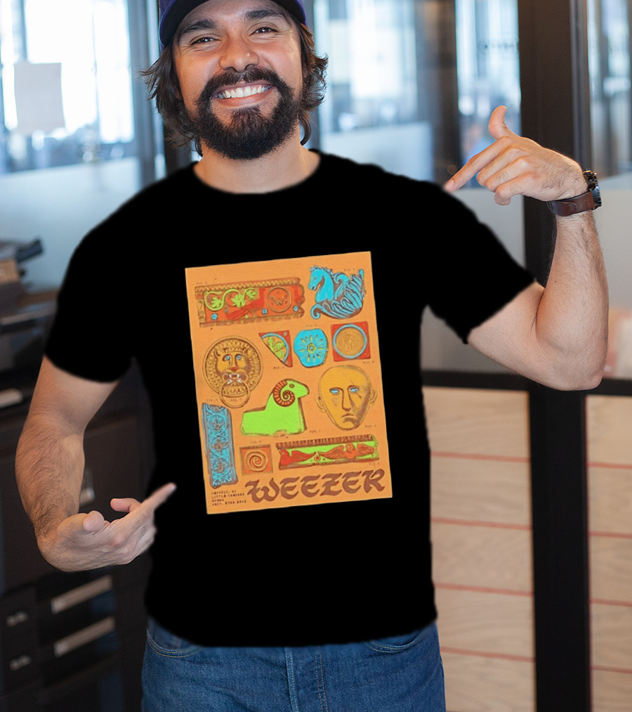 Weezer Detroit Little Caesars Arena September 27 2024 T-Shirt