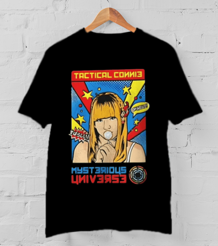 Tactical Connie Mysterious Universe Pop Art Comic T-Shirt