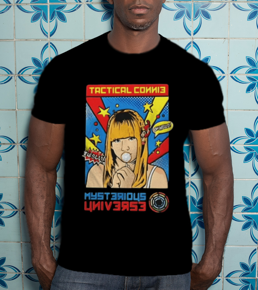 Tactical Connie Mysterious Universe Pop Art Comic T-Shirt