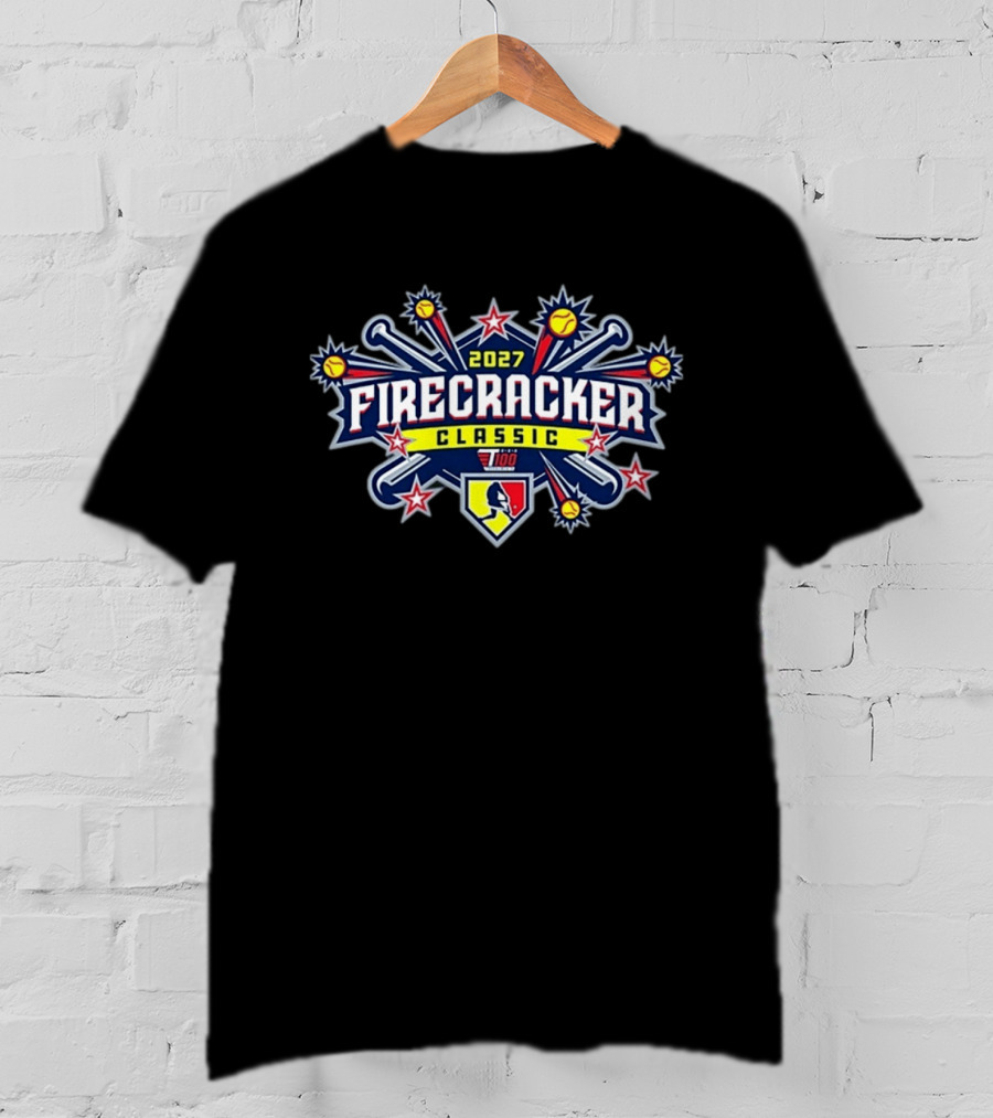 2027 Firecracker Classic Softball Tournament USA Power 100 T-Shirt