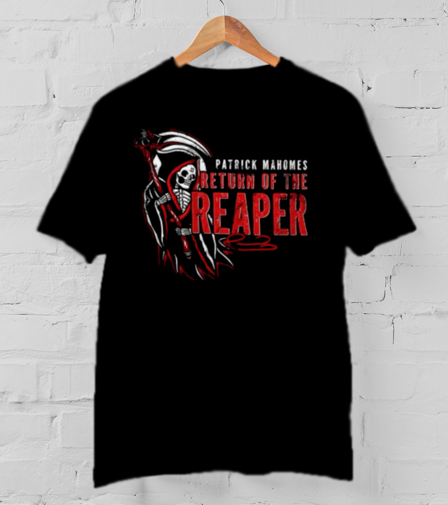 Patrick Mahomes Return Of The Reaper 15 Kansas City Chiefs Football T-Shirt