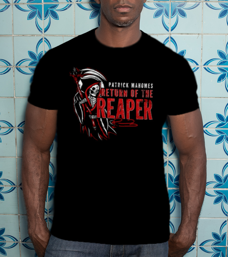 Patrick Mahomes Return Of The Reaper 15 Kansas City Chiefs Football T-Shirt