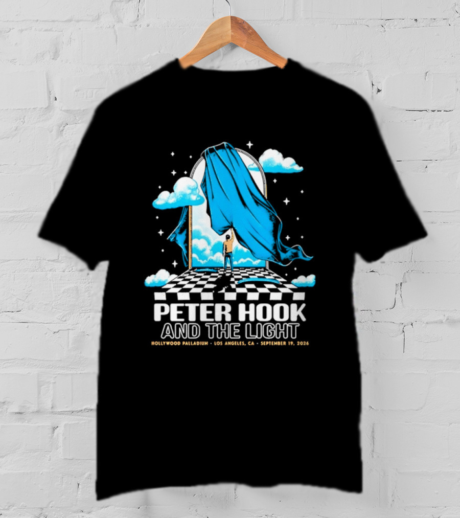 Peter Hook And The Light Live Concert Hollywood Palladium Los Angeles September 19 2026 T-Shirt