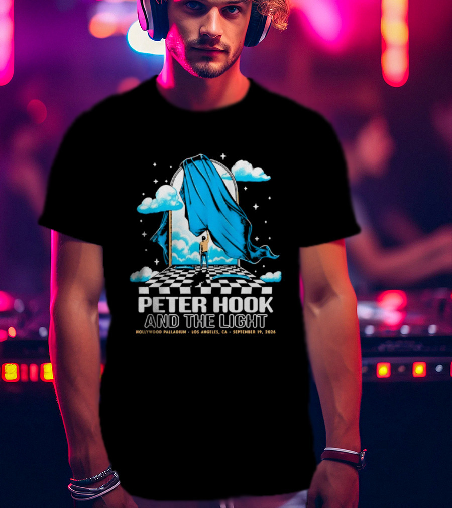 Peter Hook And The Light Live Concert Hollywood Palladium Los Angeles September 19 2026 T-Shirt