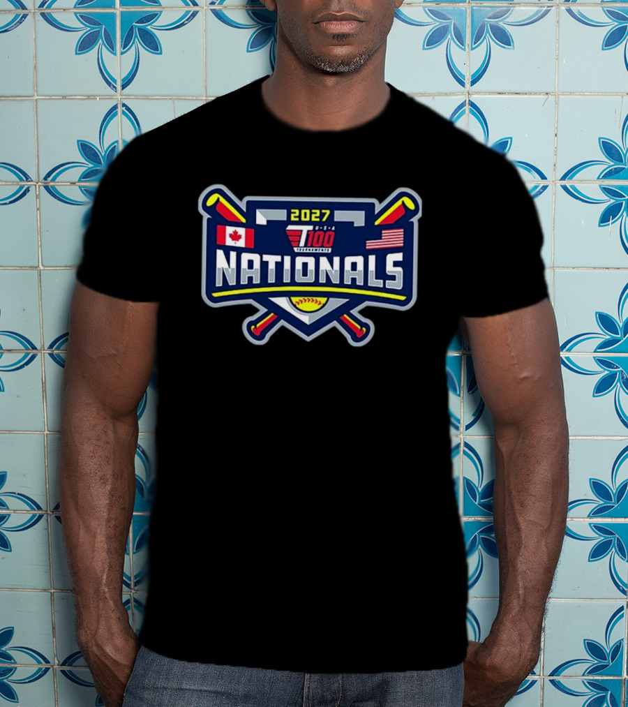 2027 T100 USA Canada Nationals Baseball Tournament T-Shirt