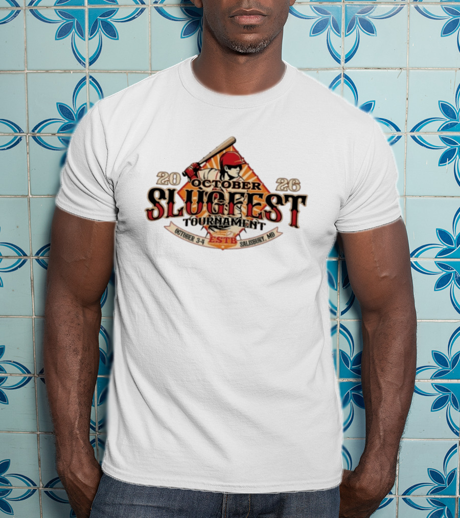 October Slugfest Tournament 2026 ESTB Salisbury MD October 3 4 T-Shirt