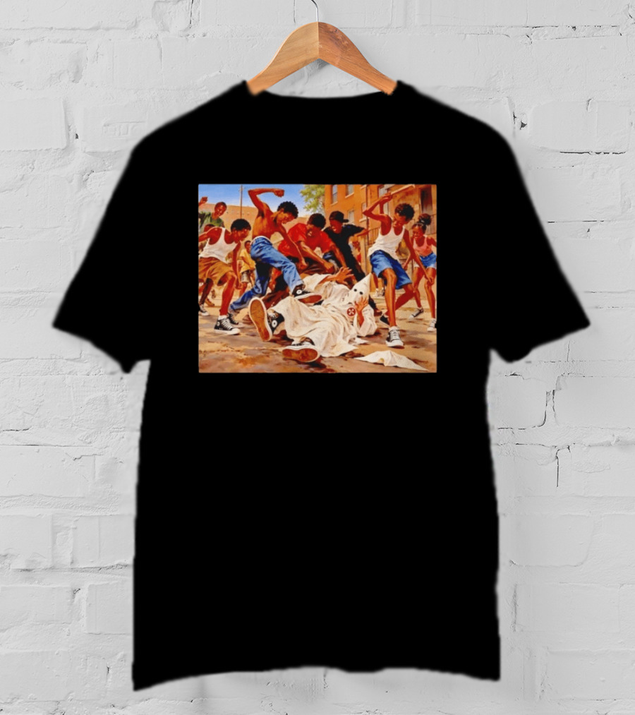 Group Of Youth Confronting A Klansman Social Justice T-Shirt