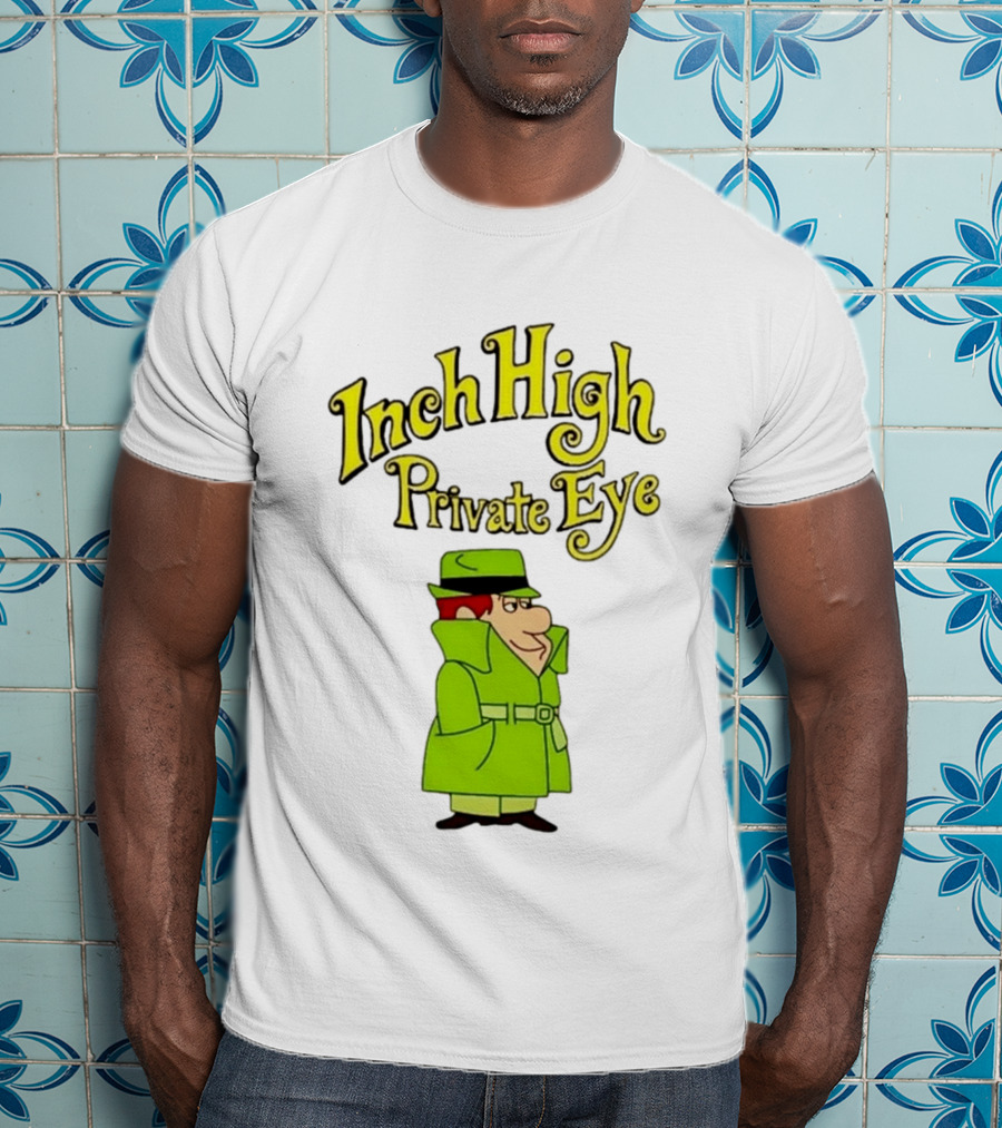 Inch High Private Eye Detective Cartoon Character 1970s Nostalgia T-Shirt