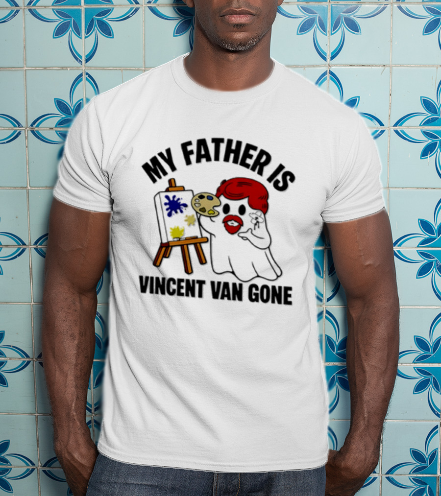 My Father Is Vincent Van Gone Ghost Palette Halloween T-Shirt