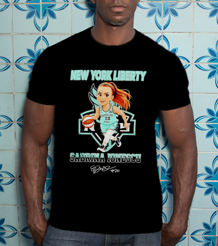 New York Liberty Sabrina Ionescu Brooklyn Basketball T-Shirt