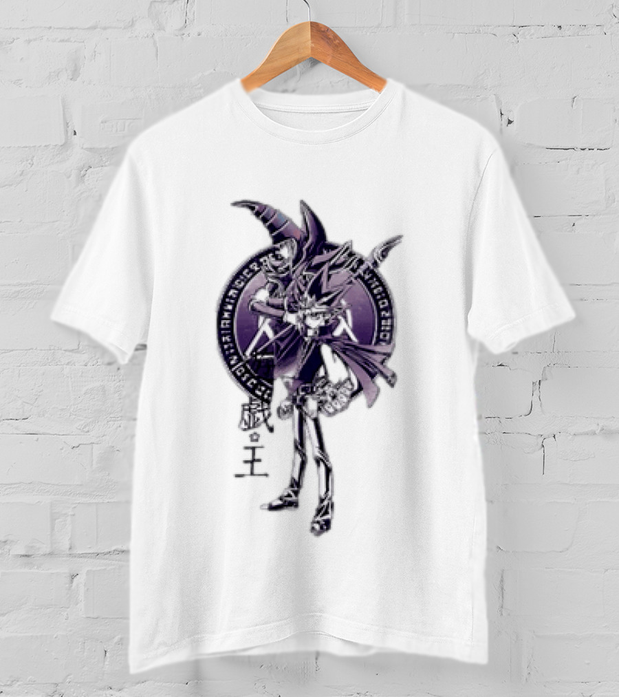 Yu Gi Oh Yami Yugi Dark Magician Spellcaster Symbol Anime T-Shirt