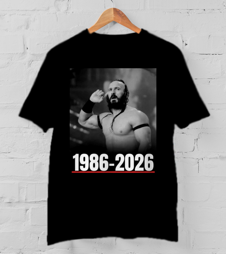 AEW Announced That Benjamin Satterley Known As Pac Passed Away 1986 2026 T-Shirt