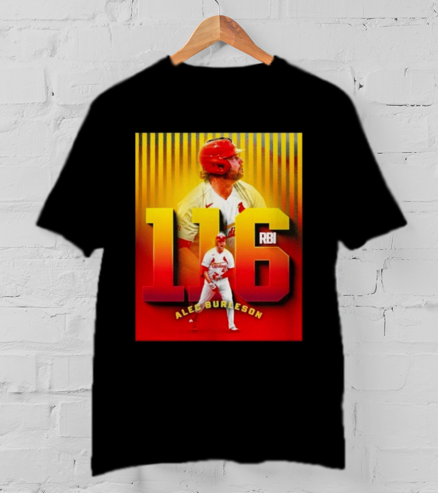 Alec Burleson 116 RBI St Louis Cardinals Baseball Highlights T-Shirt