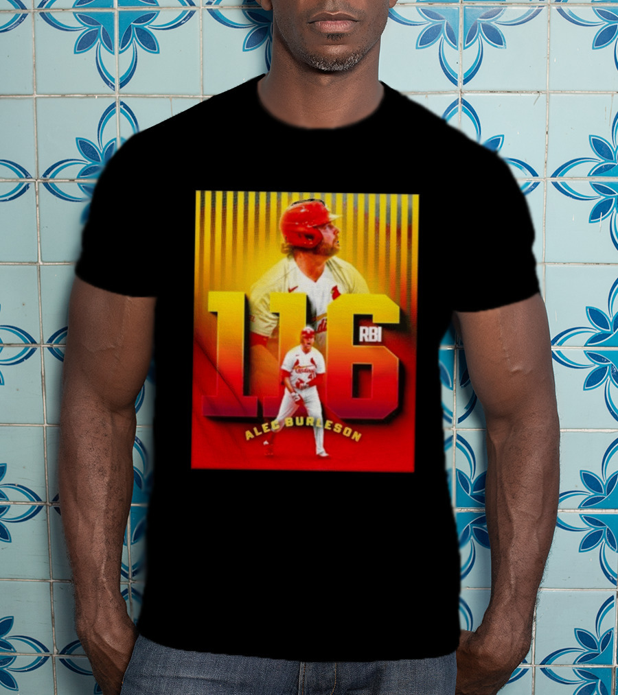 Alec Burleson 116 RBI St Louis Cardinals Baseball Highlights T-Shirt