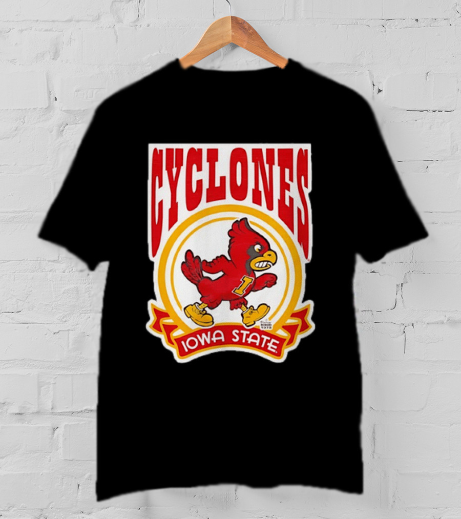 Iowa State Cyclones NCAA 1978 Mascot Bird T-Shirt