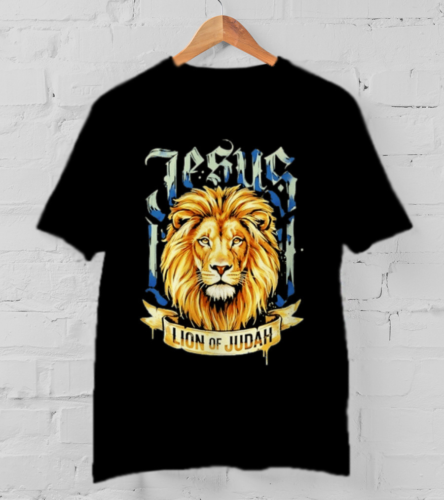Jesus Lion Of Judah Christian Religious Symbol Powerful T-Shirt