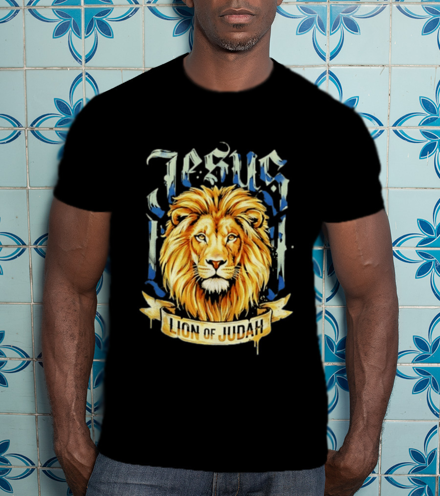 Jesus Lion Of Judah Christian Religious Symbol Powerful T-Shirt