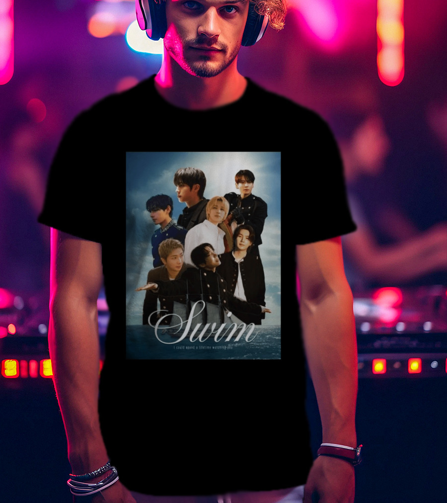 BTS Swim Song Of The Year VMAs Image With 'I Could Spend A Lifetime Ing You T-Shirt