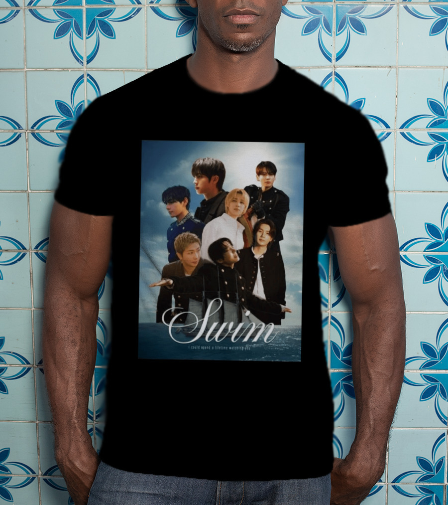 BTS Swim Song Of The Year VMAs Image With 'I Could Spend A Lifetime Ing You T-Shirt