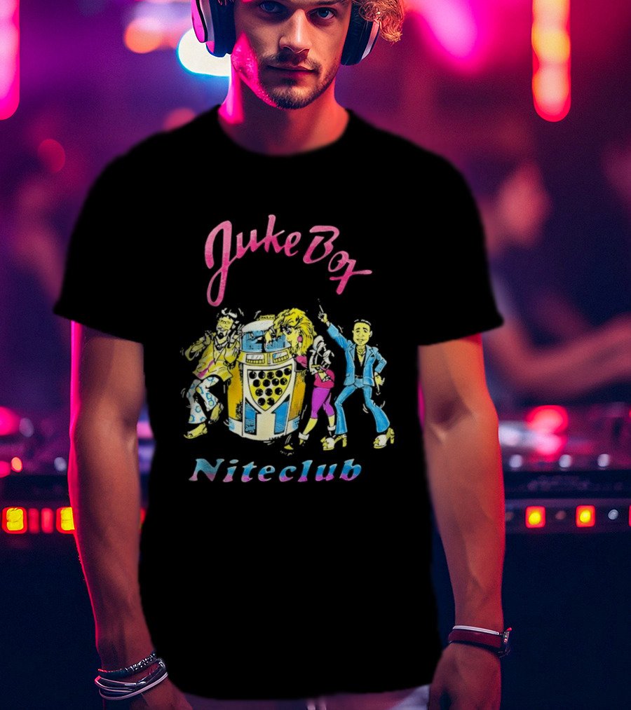Juke Box Niteclub Retro Dance Party Vibes T-Shirt
