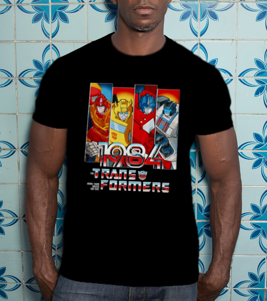 Transformers 1984 Hot Rod Bumblebee Optimus Prime Prowl Classic Characters T-Shirt