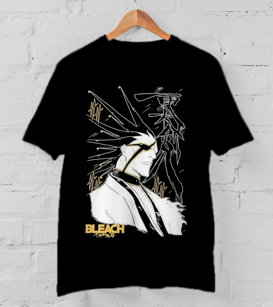 Kenpachi Zaraki Bleach Thousand Year Blood War Fan Art Character Sketch T-Shirt