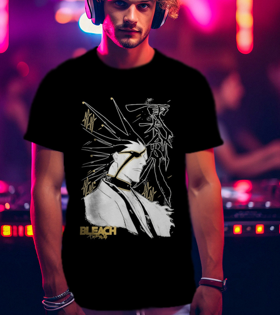 Kenpachi Zaraki Bleach Thousand Year Blood War Fan Art Character Sketch T-Shirt