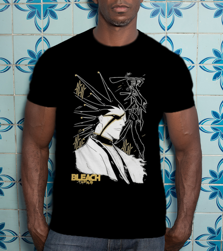 Kenpachi Zaraki Bleach Thousand Year Blood War Fan Art Character Sketch T-Shirt