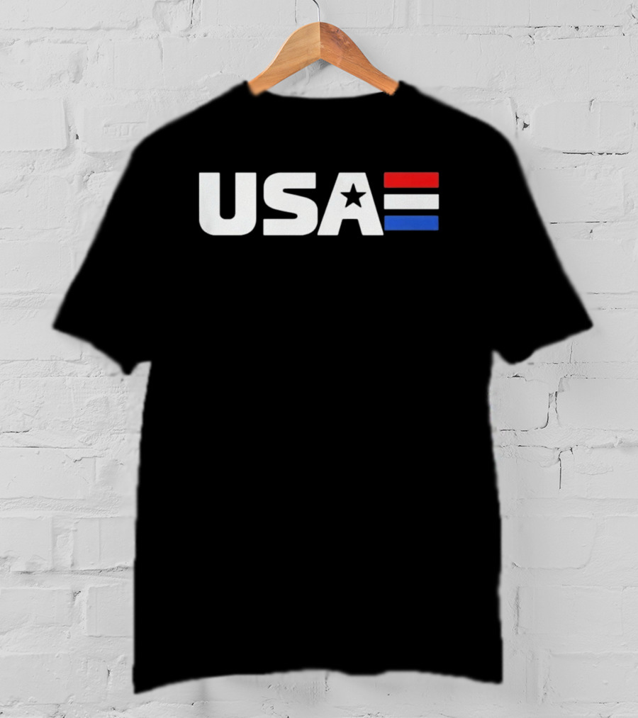 USA Star Stripes Red White And Blue Patriotic T-Shirt