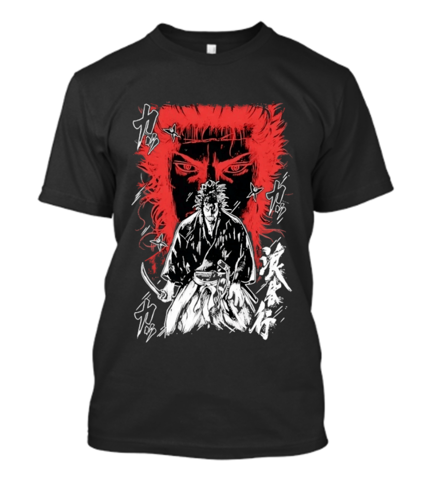 Vagabond Musashi Miyamoto Samurai Intense Manga T-Shirt